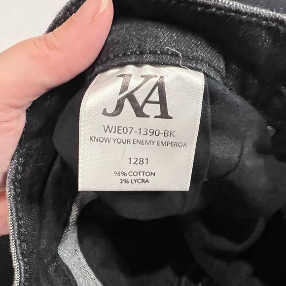 JK Attire Half Awake Graffiti Print High Waist Skinny Jeans‎ - Picture 7 of 8